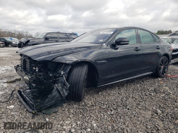 2020 Jaguar XF with VIN SAJBM4FV8LCY83910, listed as a Copart auction lot 48751815 with 39,145 mi miles and Salvage title. Bid and sale history available at DreamBid. Image 1.
