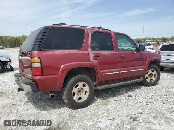 2004 Chevrolet Tahoe LT with VIN 1GNEC13Z04J182593, listed as a Copart auction lot 51489455 with 305,310 mi miles and Salvage title. Bid and sale history available at DreamBid. Image 3.