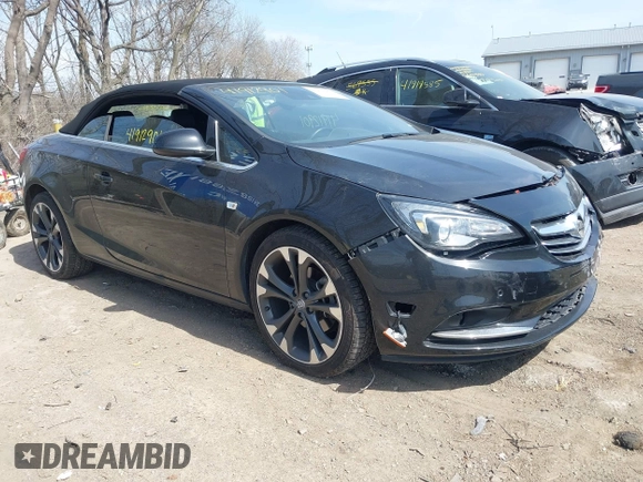 2017 Buick Cascada Premium with VIN W04WH3N57HG142092, listed as a IAAI auction lot 41912901 with 59,486 mi miles and . Bid and sale history available at DreamBid. Image 1.