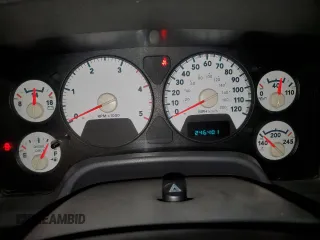 2006 Dodge Ram 3500 Laramie with VIN 3D7LX38C36G195160, listed as a Copart auction lot 83566884 with 246,401 mi miles and Salvage Title. Bid and sale history available at carsss.com. Image 9.