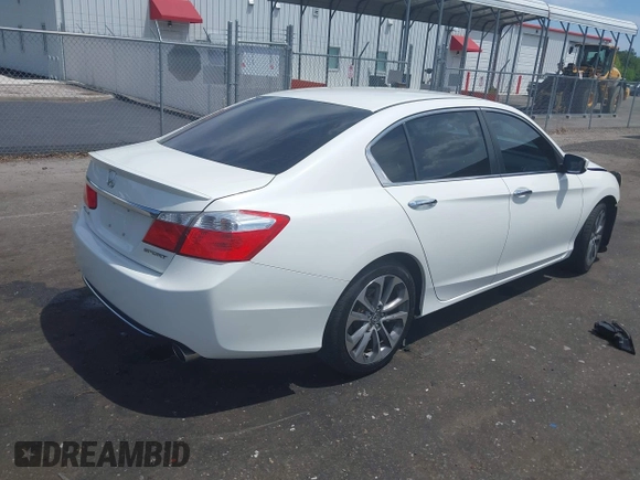 2014 Honda Accord Sport with VIN 1HGCR2F57EA002333, listed as a IAAI auction lot 42184697 with 168,704 mi miles and . Bid and sale history available at DreamBid. Image 4.