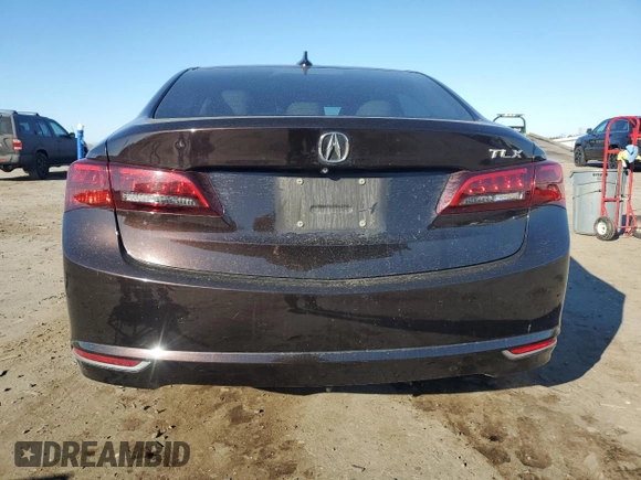 2016 Acura TLX V6 with VIN 19UUB2F31GA000555, listed as a Copart auction lot 47520585 with 152,926 mi miles and Salvage Title. Bid and sale history available at carsss.com. Image 6.