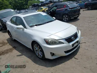 2012 Lexus IS 250 with VIN JTHCF5C24C5059032, listed as a IAAI auction lot 42413058 with 210,255 mi miles and . Bid and sale history available at DreamBid. Image 1.