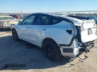 2023 Tesla Model Y Performance with VIN 7SAYGDEF1PF864976, listed as a IAAI auction lot 41667676 with Not Provided miles and . Bid and sale history available at DreamBid. Image 3.