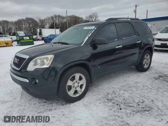2010 GMC Acadia SLE with VIN 1GKLVLED3AJ116563, listed as a Copart auction lot 87893105 with 188,105 mi miles and Clean Title. Bid and sale history available at carsss.com. Image 1.