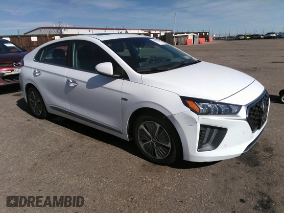 2020 Hyundai Ioniq Limited with VIN KMHCX5LD3LU241239, listed as a IAAI auction lot 41628238 with 30,662 mi miles and . Bid and sale history available at DreamBid. Image 12.