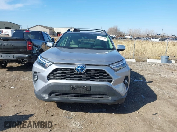 2024 Toyota RAV4 Hybrid XLE Premium with VIN JTMB6RFV8RD134274, listed as a IAAI auction lot 41846740 with 12,648 mi miles. Bid and sale history available at carsss.com. Image 13.
