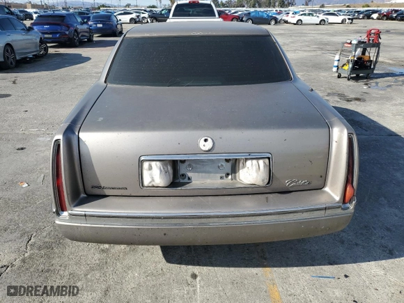 1996 Cadillac DeVille with VIN 1G6KD52Y9TU296133, listed as a Copart auction lot 88247325 with 0 mi miles and Salvage Title. Bid and sale history available at carsss.com. Image 6.