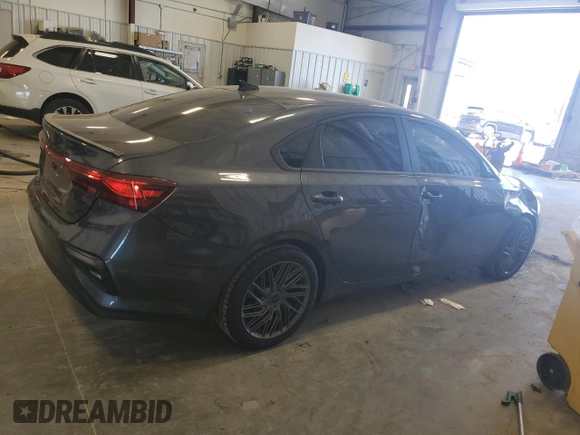 2021 Kia Forte LXS with VIN 3KPF24AD4ME267118, listed as a Copart auction lot 49473475 with 45,834 mi miles and Salvage Title. Bid and sale history available at carsss.com. Image 3.