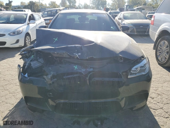 2016 BMW M5 with VIN WBSFV9C5XGD595734, listed as a Copart auction lot 76557014 with 86,254 mi miles and Salvage Title. Bid and sale history available at carsss.com. Image 5.