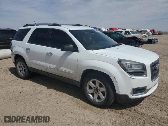 2016 GMC Acadia SLE with VIN 1GKKRNED8GJ148817, listed as a Copart auction lot 48098465 with 160,667 mi miles and Salvage Title. Bid and sale history available at DreamBid. Image 4.
