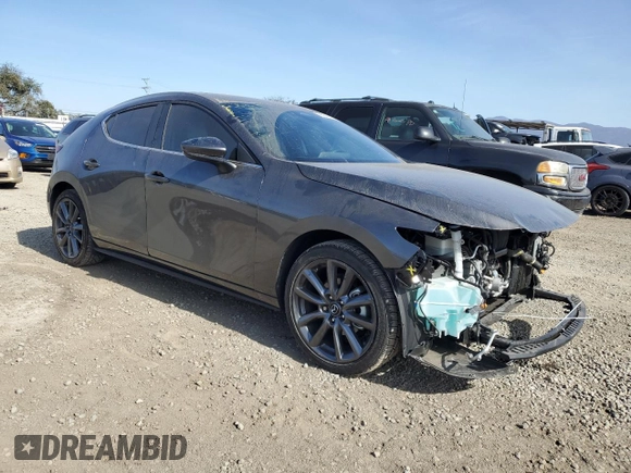 2024 Mazda 3 S Preferred with VIN JM1BPALM6R1650726, listed as a Copart auction lot 88949155 with 26,405 mi miles and Salvage title. Bid and sale history available at DreamBid. Image 4.