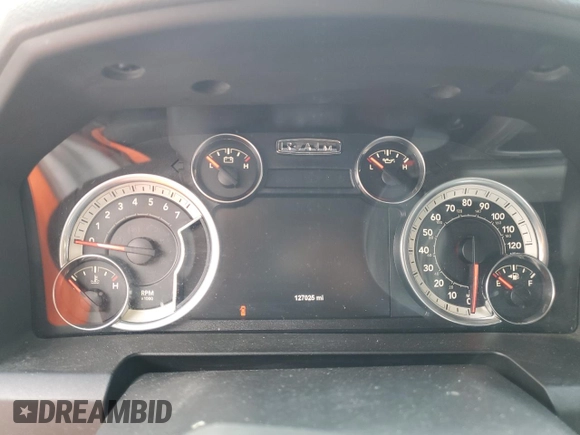 2018 Ram 1500 Big Horn with VIN 3C6RR7LG0JG196864, listed as a Copart auction lot 56141865 with 127,025 mi miles and Salvage title. Bid and sale history available at DreamBid. Image 9.