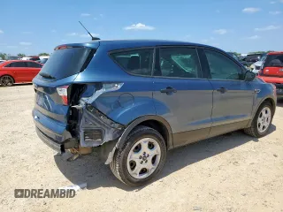 2018 Ford Escape S with VIN 1FMCU0F77JUC79457, listed as a Copart auction lot 59812235 with 54,272 mi miles and Salvage title. Bid and sale history available at DreamBid. Image 3.