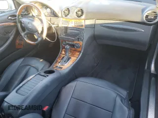 2009 Mercedes-Benz CLK 350 with VIN WDBTK56F19T103440, listed as a Copart auction lot 79776024 with 86,340 mi miles and Salvage Title. Bid and sale history available at DreamBid. Image 8.