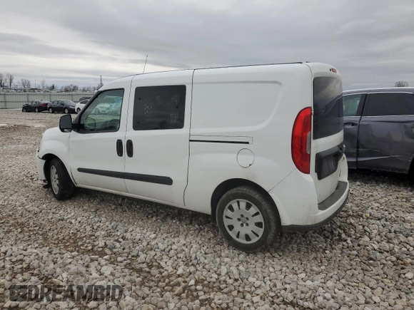 2018 Ram ProMaster City Cargo Van Tradesman SLT with VIN ZFBERFBB0J6L55619, listed as a Copart auction lot 44582015 with 168,220 mi miles and Clean Title. Bid and sale history available at carsss.com. Image 2.