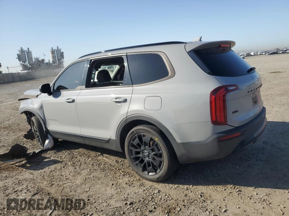 2022 Kia Telluride EX with VIN 5XYP3DHC3NG279196, listed as a Copart auction lot 52109395 with 35,252 mi miles and Salvage Title. Bid and sale history available at carsss.com. Image 2.