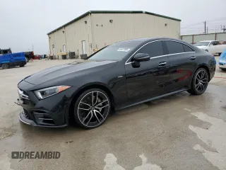 2021 Mercedes-Benz CLS with VIN W1K2J6BB8MA086154, listed as a Copart auction lot 46457985 with 45,259 mi miles and Salvage Title. Bid and sale history available at carsss.com. Image 1.