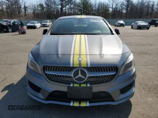 2015 Mercedes-Benz CLA 250 with VIN WDDSJ4EB7FN180683, listed as a Copart auction lot 54276095 with 58,728 mi miles and Salvage Title. Bid and sale history available at DreamBid. Image 5.