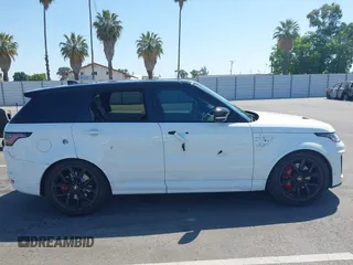 2020 Land Rover Range Rover Sport SVR with VIN SALWZ2RE3LA899227, listed as a IAAI auction lot 42368175 with 63,794 mi miles and . Bid and sale history available at DreamBid. Image 13.