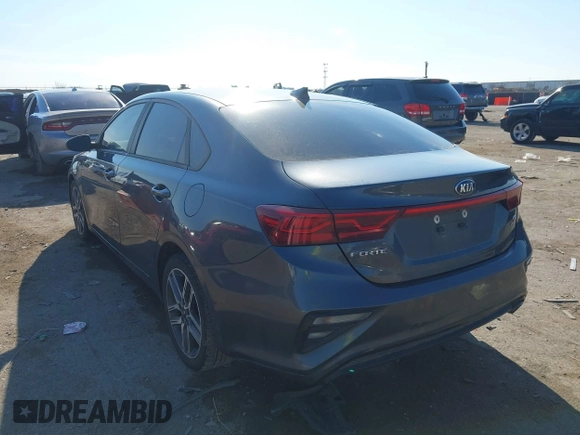 2019 Kia Forte S with VIN 3KPF34AD4KE067673, listed as a IAAI auction lot 41347123 with 161,405 mi miles. Bid and sale history available at carsss.com. Image 3.