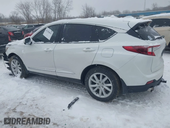 2021 Acura RDX with VIN 5J8TC2H38ML030755, listed as a IAAI auction lot 41258651 with 58,008 mi miles. Bid and sale history available at carsss.com. Image 3.