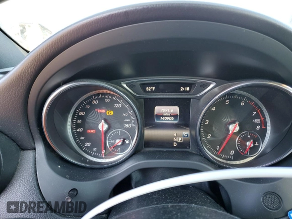 2018 Mercedes-Benz CLA with VIN WDDSJ4EB6JN562504, listed as a Copart auction lot 72677692 with 140,906 mi miles. Bid and sale history available at carsss.com. Image 9.