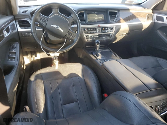 2016 Hyundai Genesis 3.8L with VIN KMHGN4JE5GU137919, listed as a Copart auction lot 49777735 with 51,643 mi miles and Salvage Title. Bid and sale history available at carsss.com. Image 8.