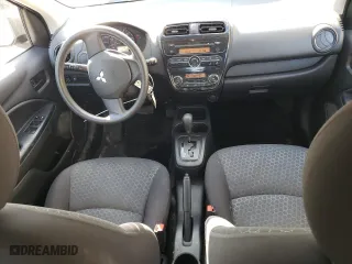 2015 Mitsubishi Mirage DE with VIN ML32A3HJ5FH037076, listed as a Copart auction lot 54060165 with 35,702 mi miles and Salvage Title. Bid and sale history available at carsss.com. Image 8.