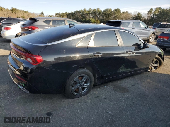 2022 Kia K5 LXS with VIN 5XXG14J25NG083627, listed as a Copart auction lot 49147825 with 79,920 mi miles and Salvage Title. Bid and sale history available at carsss.com. Image 3.