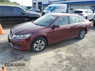 2014 Honda Accord LX z VIN 1HGCR2F31EA220198, wystawiony jako Copart lot #57449585 z przebiegiem 137 057 mil mil oraz Nie do naprawy • Non repairable. Historia ofert i sprzedaży dostępna na DreamBid. Obrazek 1.