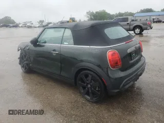 2023 MINI Convertible Cooper S with VIN WMW43DL07P3R08849, listed as a Copart auction lot 58404425 with 23,155 mi miles and Salvage title. Bid and sale history available at DreamBid. Image 2.