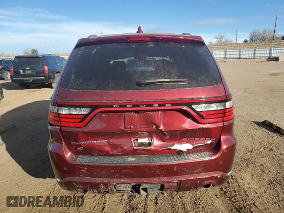 2019 Dodge Durango Citadel with VIN 1C4SDJET1KC549522, listed as a Copart auction lot 85815184 with 73,649 mi miles and Salvage Title. Bid and sale history available at DreamBid. Image 6.
