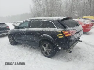 2015 Audi Q7 3.0T Vorsprung Edition with VIN WA1WGCFE0FD001297, listed as a Copart auction lot 43398965 with 136,498 mi miles and Salvage Title. Bid and sale history available at carsss.com. Image 2.