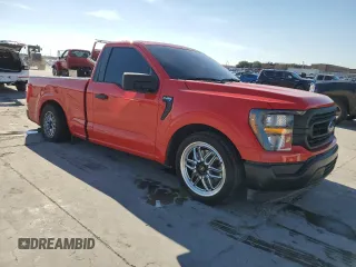 2023 Ford F-150 XL with VIN 1FTMF1C59PKE73620, listed as a Copart auction lot 88289545 with 10,935 mi miles and Salvage Title. Bid and sale history available at carsss.com. Image 4.