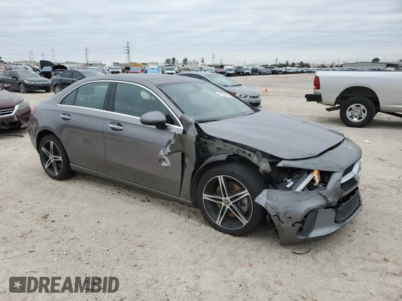 2022 Mercedes-Benz A 220 with VIN W1K3G4EB0NJ363576, listed as a Copart auction lot 41850345 with 109,187 mi miles and Salvage Title. Bid and sale history available at DreamBid. Image 4.
