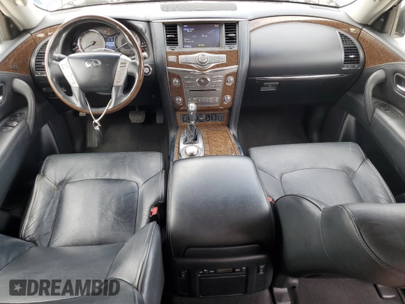 2015 Infiniti QX80 with VIN JN8AZ2NE7F9081484, listed as a Copart auction lot 57879025 with 198,737 mi miles and Non repairable. Bid and sale history available at DreamBid. Image 8.