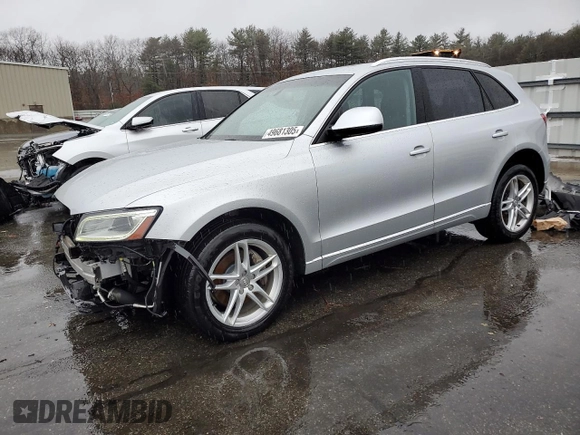 2014 Audi Q5 Premium Plus with VIN WA1CMAFP4EA078661, listed as a Copart auction lot 49681305 with 77,092 mi miles and Salvage title. Bid and sale history available at DreamBid. Image 1.