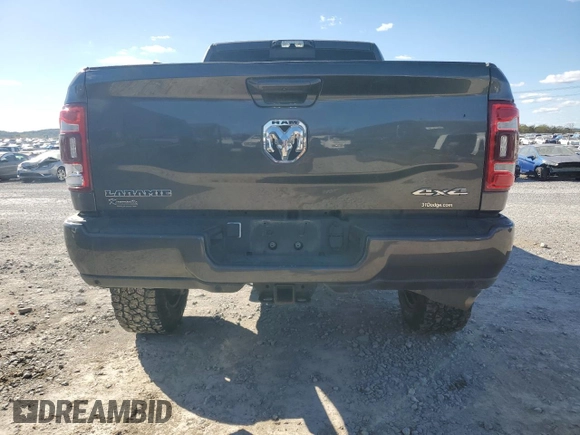 2022 Ram 3500 Laramie with VIN 3C63R3EL0NG334093, listed as a Copart auction lot 74745254 with 27,770 mi miles and Salvage Title. Bid and sale history available at carsss.com. Image 6.