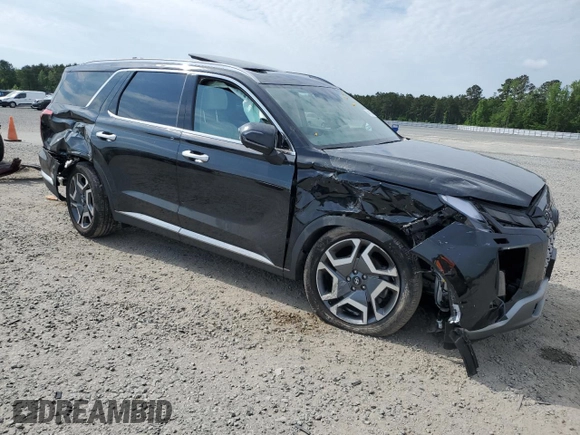 2024 Hyundai Palisade Limited z VIN KM8R5DGE0RU785025, wystawiony jako Copart lot #54611045 z przebiegiem 7 477 mil mil oraz Szkoda całkowita • Salvage title. Historia ofert i sprzedaży dostępna na DreamBid. Obrazek 4.