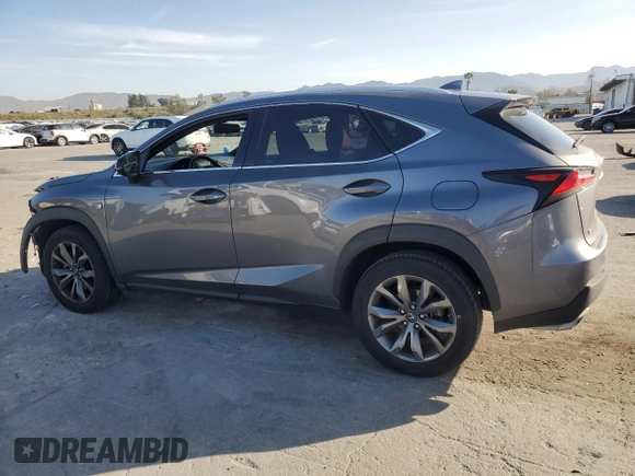 2015 Lexus NX 200t with VIN JTJYARBZXF2001005, listed as a Copart auction lot 50255945 with 97,496 mi miles and Salvage title. Bid and sale history available at DreamBid. Image 2.