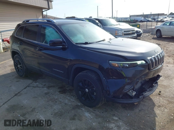 2021 Jeep Cherokee Latitude Lux with VIN 1C4PJMMX1MD216254, listed as a IAAI auction lot 41947214 with 35,445 mi miles and . Bid and sale history available at DreamBid. Image 1.