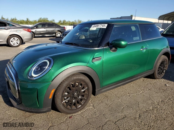 2024 MINI Hardtop 2 Door Cooper with VIN WMW33DH08R2U93036, listed as a Copart auction lot 64867744 with 2,405 mi miles and Salvage Title. Bid and sale history available at carsss.com. Image 1.