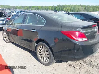 2013 Buick Regal Turbo Premium 1 with VIN 2G4GS5EV6D9126672, listed as a IAAI auction lot 42008984 with 154,042 mi miles. Bid and sale history available at carsss.com. Image 3.
