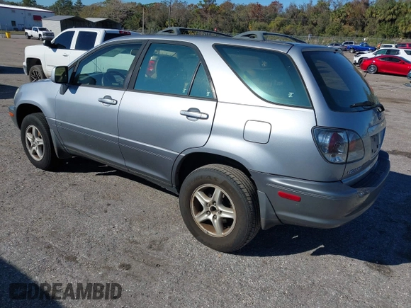 2002 Lexus RX 300 with VIN JTJGF10U620143525, listed as a IAAI auction lot 41292618 with 178,489 mi miles and . Bid and sale history available at carsss.com. Image 3.