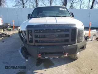 2008 Ford Super Duty F-250 SRW XL with VIN 1FTSX21Y68ED99497, listed as a Copart auction lot 46416795 with 0 mi miles and Salvage Title. Bid and sale history available at carsss.com. Image 5.