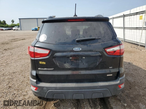 2019 Ford EcoSport SE z VIN MAJ3S2GE8KC267317, wystawiony jako Copart lot #53885175 z przebiegiem 51 737 mil mil oraz Szkody całkowita. Historia ofert i sprzedaży dostępna na DreamBid. Obrazek 6.