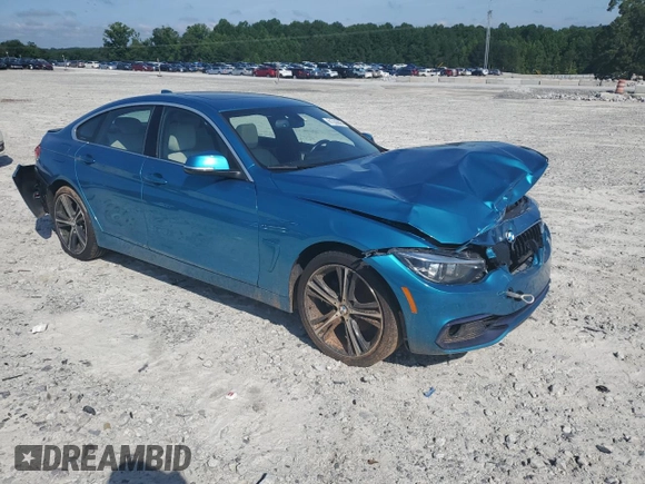 2019 BMW 4 Series 430i xDrive with VIN WBA4J3C55KBL05909, listed as a Copart auction lot 61330605 with 108,983 mi miles and Salvage title. Bid and sale history available at DreamBid. Image 4.