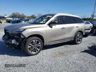 2022 Infiniti QX60 Luxe with VIN 5N1DL1FS9NC330986, listed as a Copart auction lot 45714685 with 32,126 mi miles and Salvage title. Bid and sale history available at DreamBid. Image 1.
