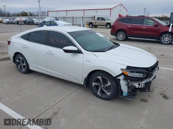 2021 Honda Insight EX with VIN 19XZE4F5XME007070, listed as a IAAI auction lot 41695215 with 99,670 mi miles and . Bid and sale history available at carsss.com. Image 1.